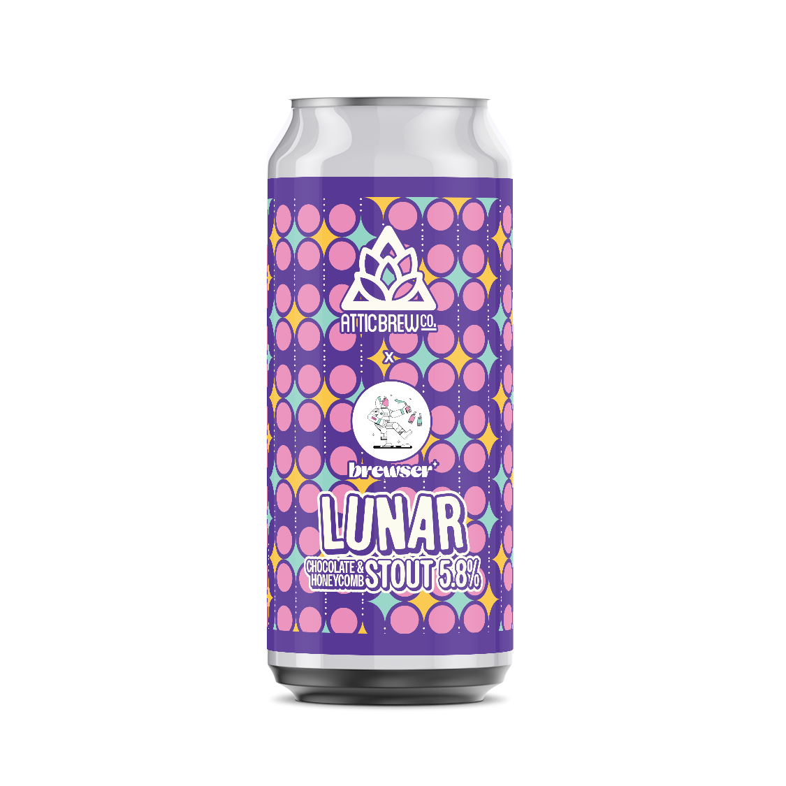 Lunar | Chocolate & Honeycomb Stout | 5.8% | 440ml