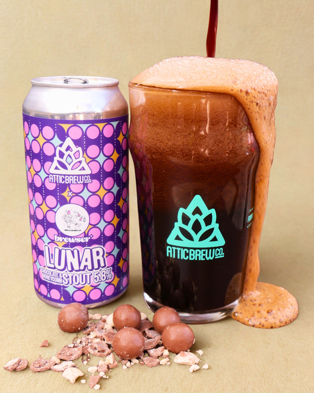 Lunar | Chocolate & Honeycomb Stout | 5.8% | 440ml