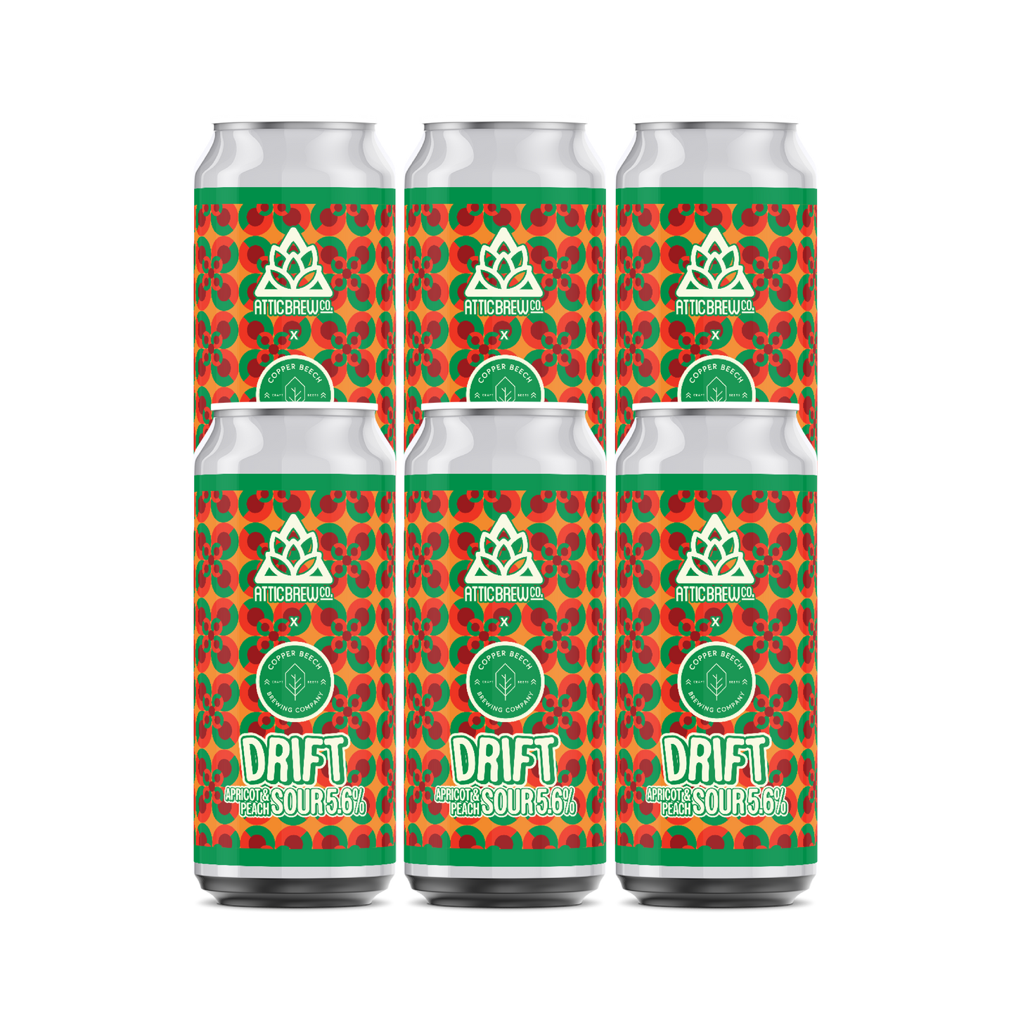 Drift | Apricot & Peach Sour | 5.6% | 440ml | Attic x Copper Beech Collab