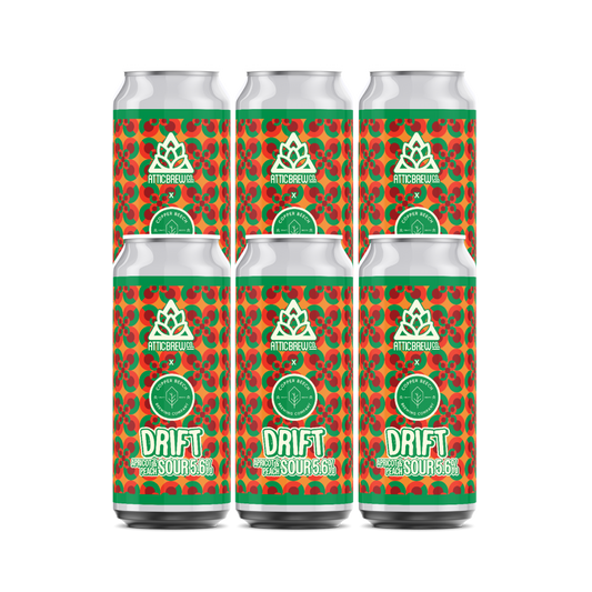 Drift | Apricot & Peach Sour | 5.6% | 440ml | Attic x Copper Beech Collab