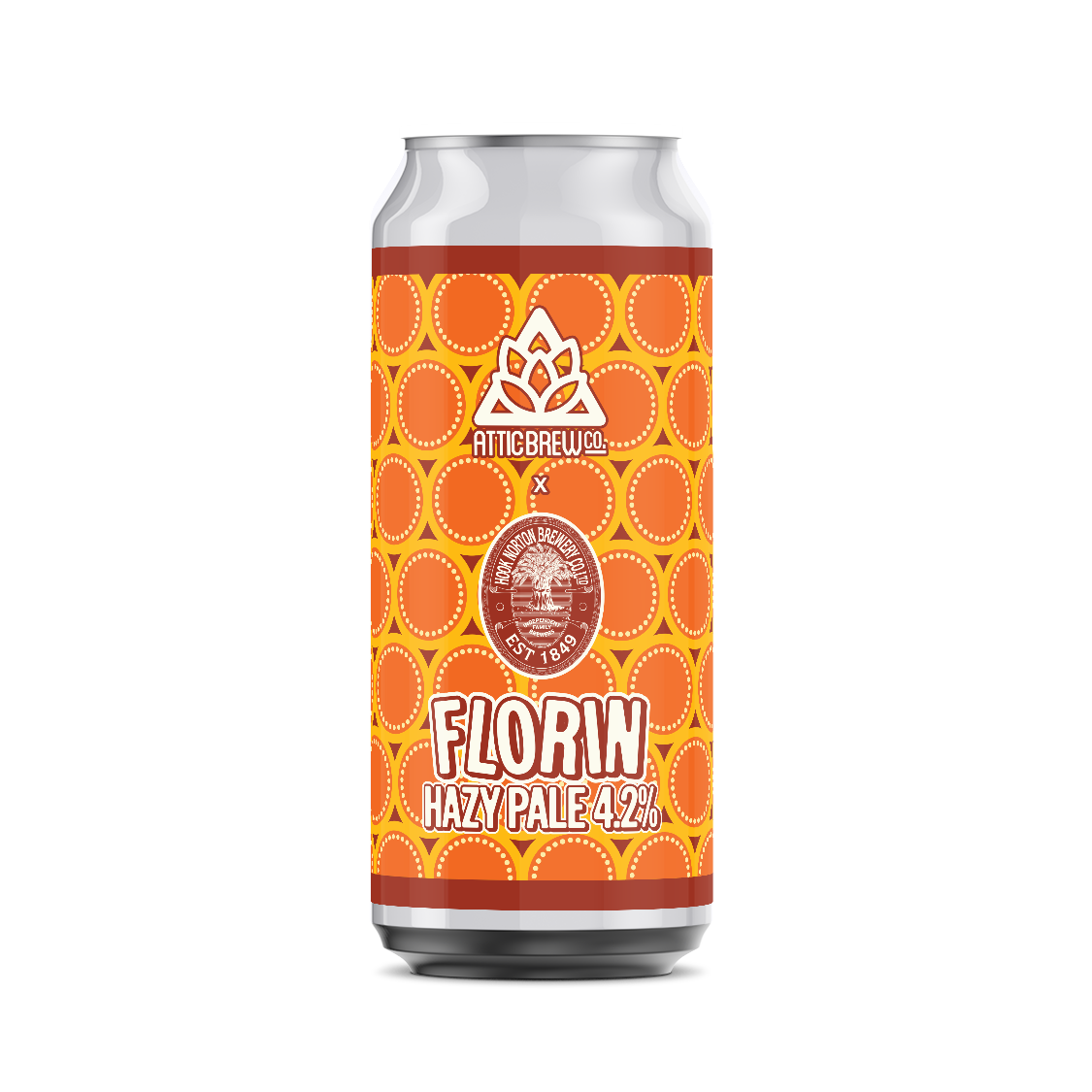 Florin | Hazy Pale | 4.2% | 440ml | Attic x Hook Norton Collab