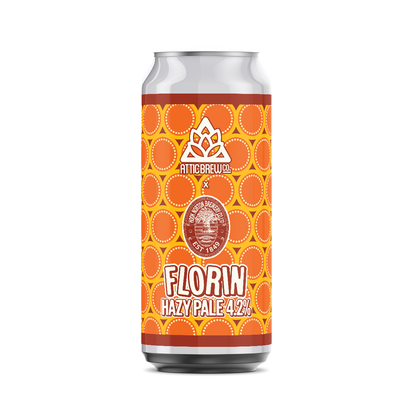 Florin | Hazy Pale | 4.2% | 440ml | Attic x Hook Norton Collab