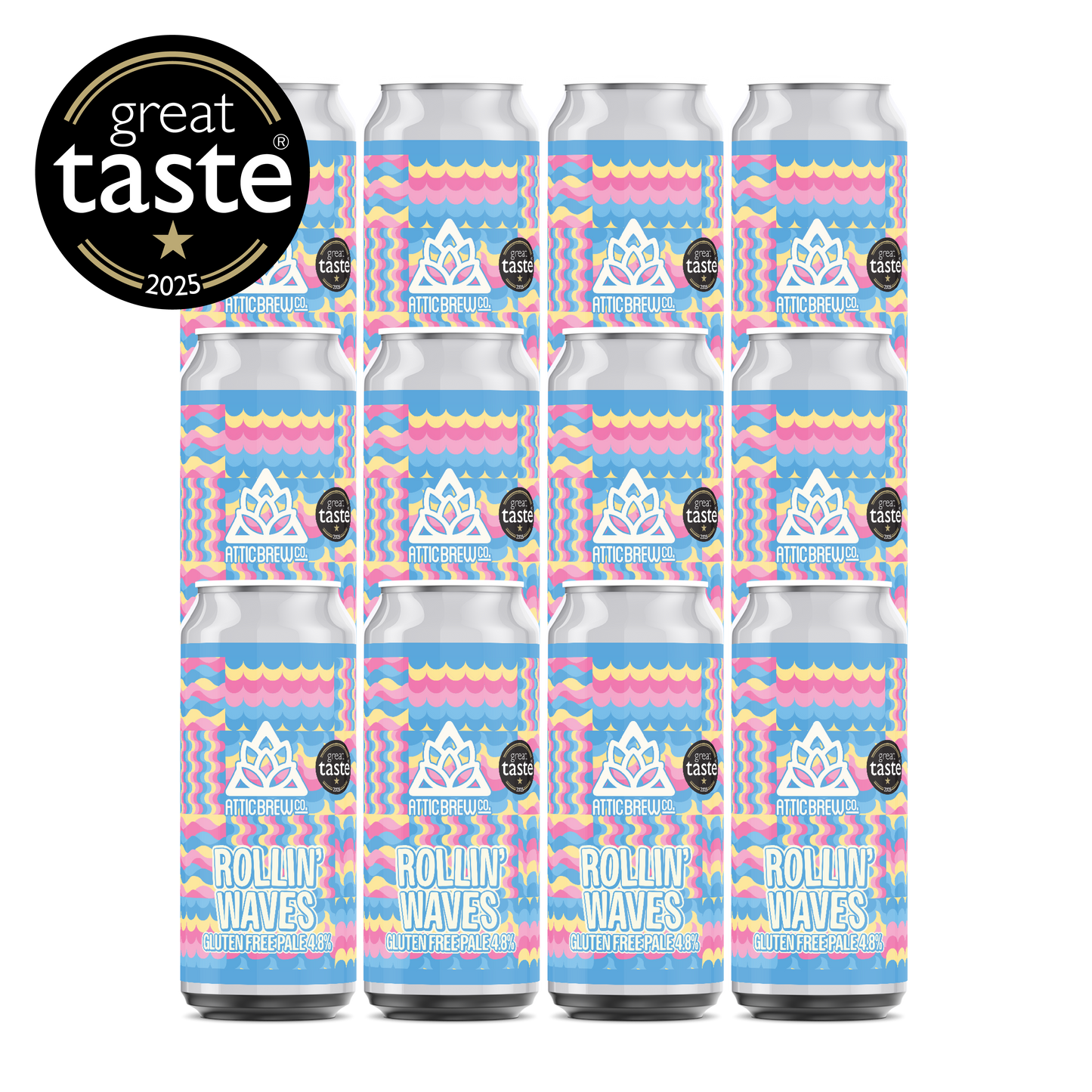 Rollin' Waves | Gluten Free Pale | 4.8% | 440ml