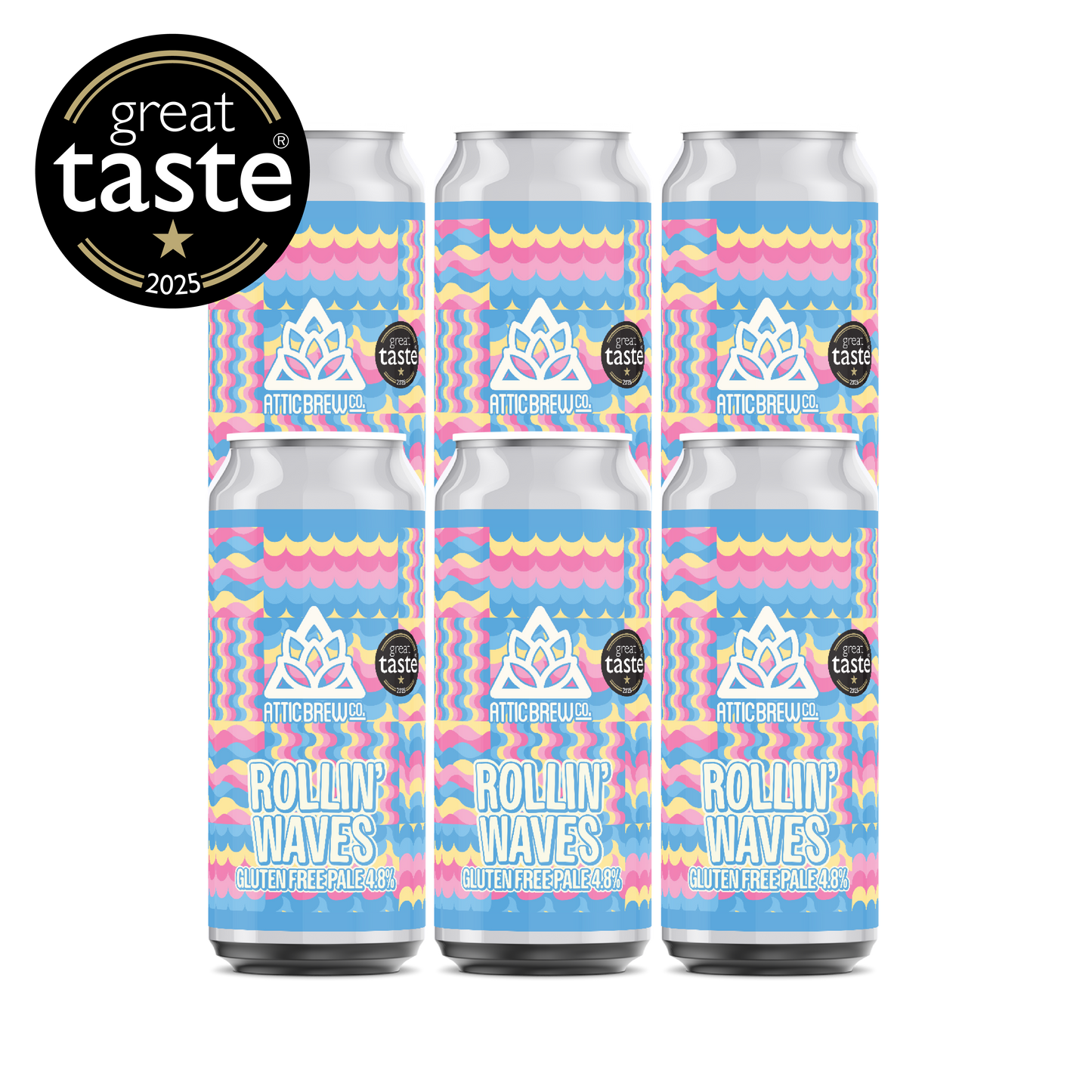 Rollin' Waves | Gluten Free Pale | 4.8% | 440ml